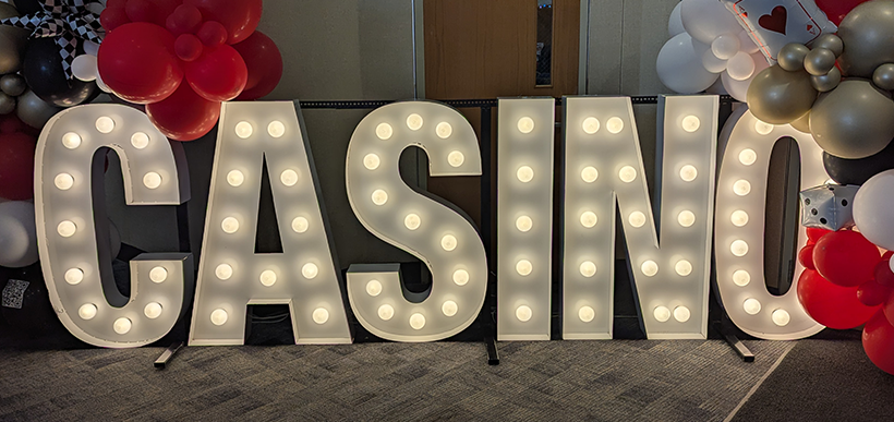 Casino Lighted Sign